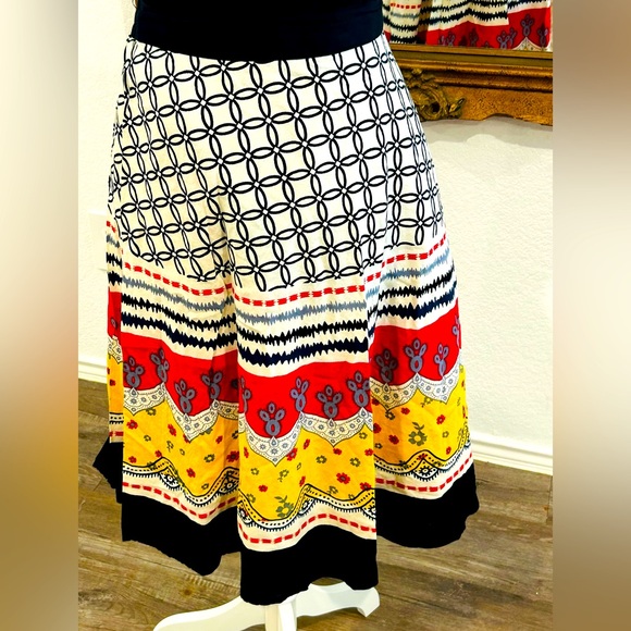 Studio West Gypsy Cottagecore print skirt sz Large - Picture 1 of 4